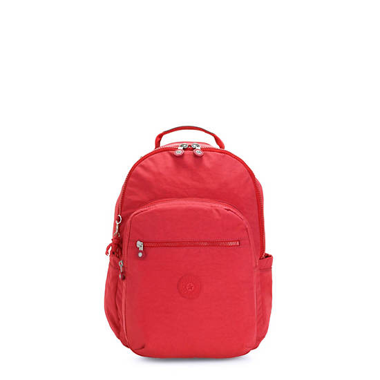 Kipling Seoul Small Klasik Tablet Sırt Çantaları Kırmızı | TR 1354CT